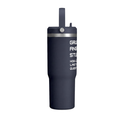 Grumpy. Angry. Stupid. - Project Hail Mary 32oz Insulated Travel Mug
