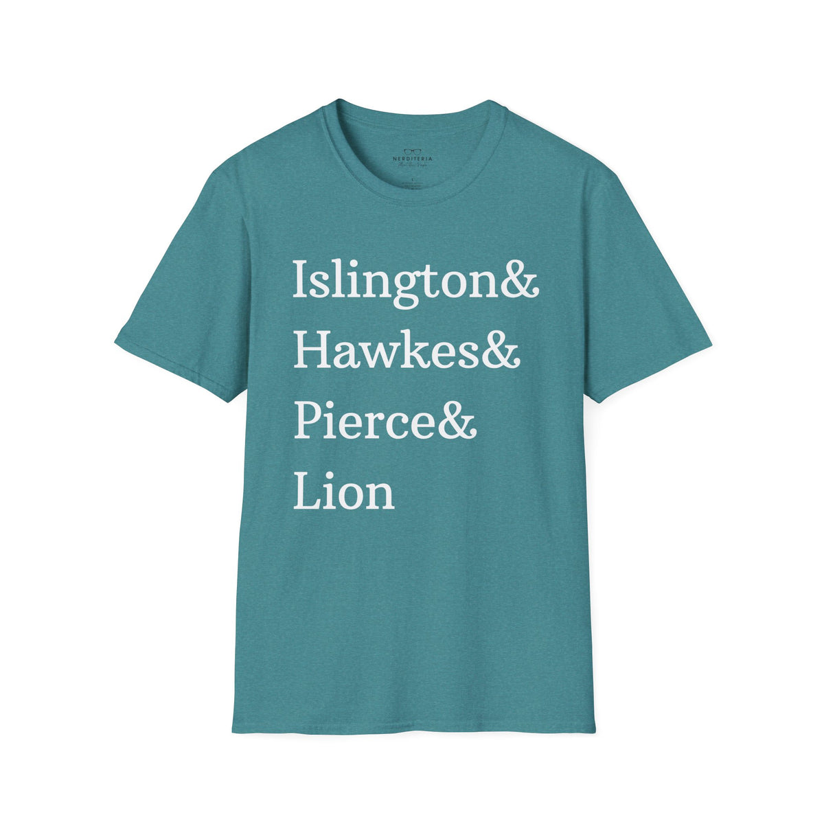 Emma M. Lion Character Names - Book Lovers Softstyle T-Shirt