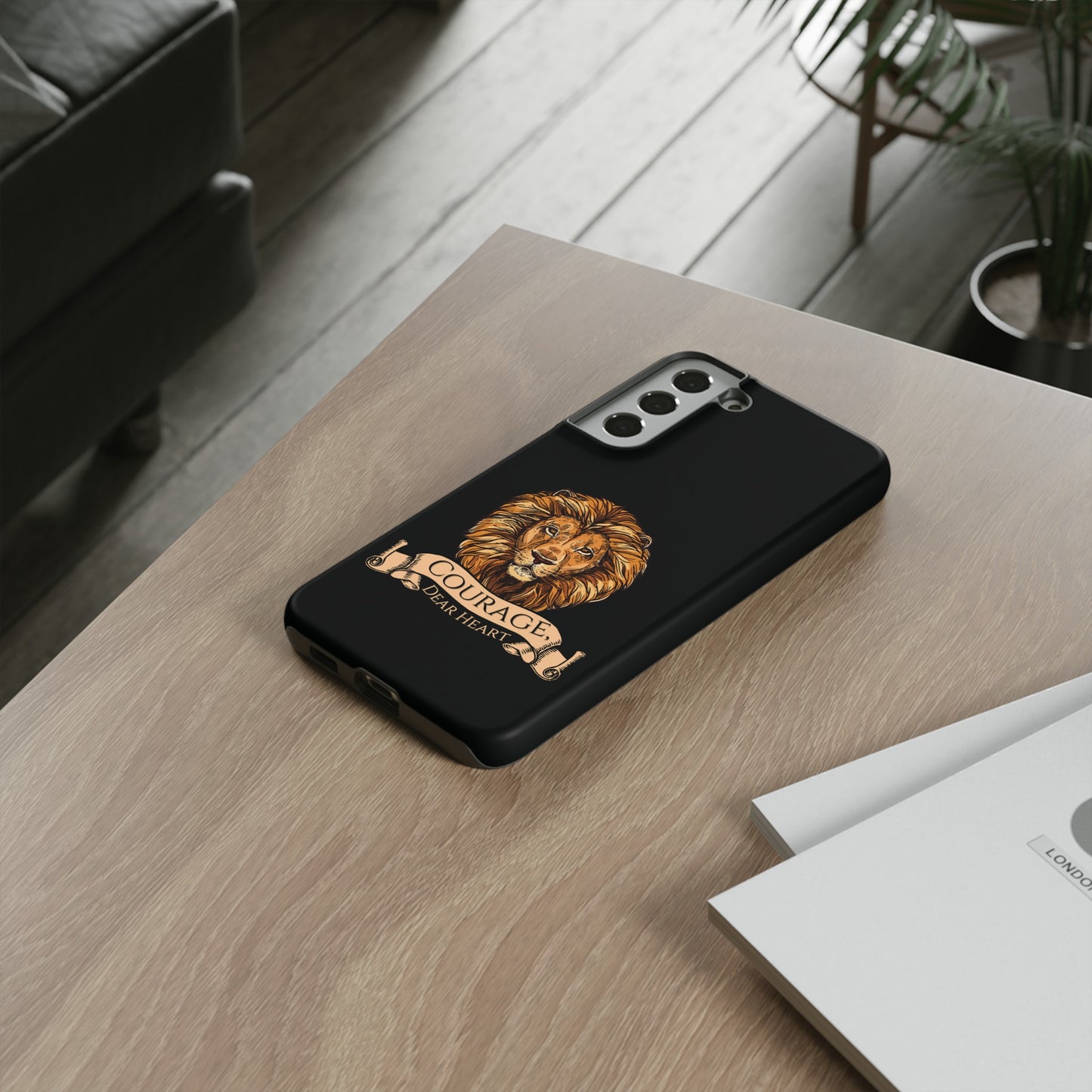 Aslan Courage Dear Heart Phone Case - Book Lovers