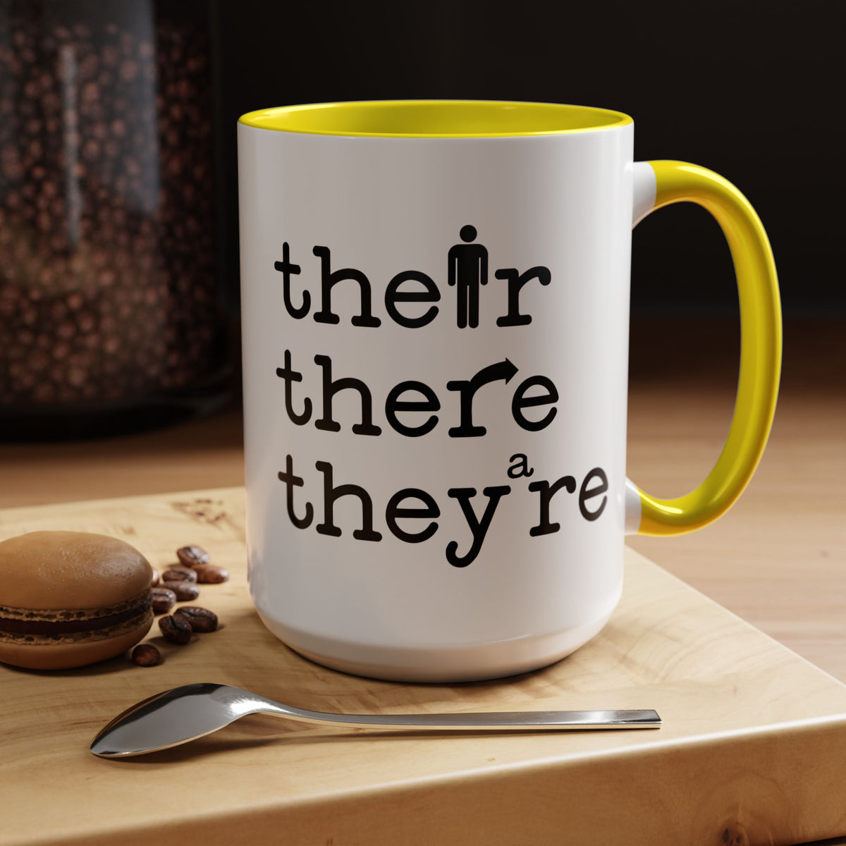 Their, There, They're Coffee Mug