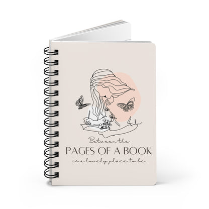 Between The Pages of a Book Spiral Notebook - Book Lovers