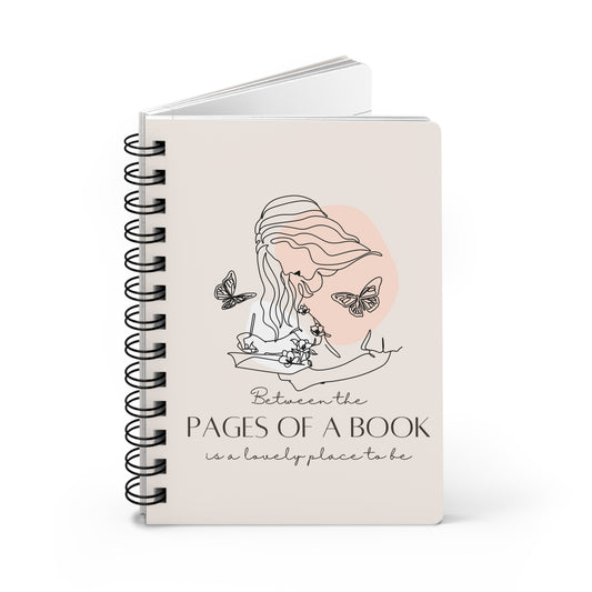 Between The Pages of a Book Spiral Notebook - Book Lovers
