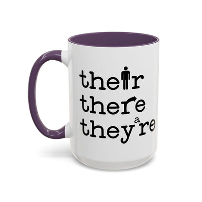 Their, There, They're Coffee Mug
