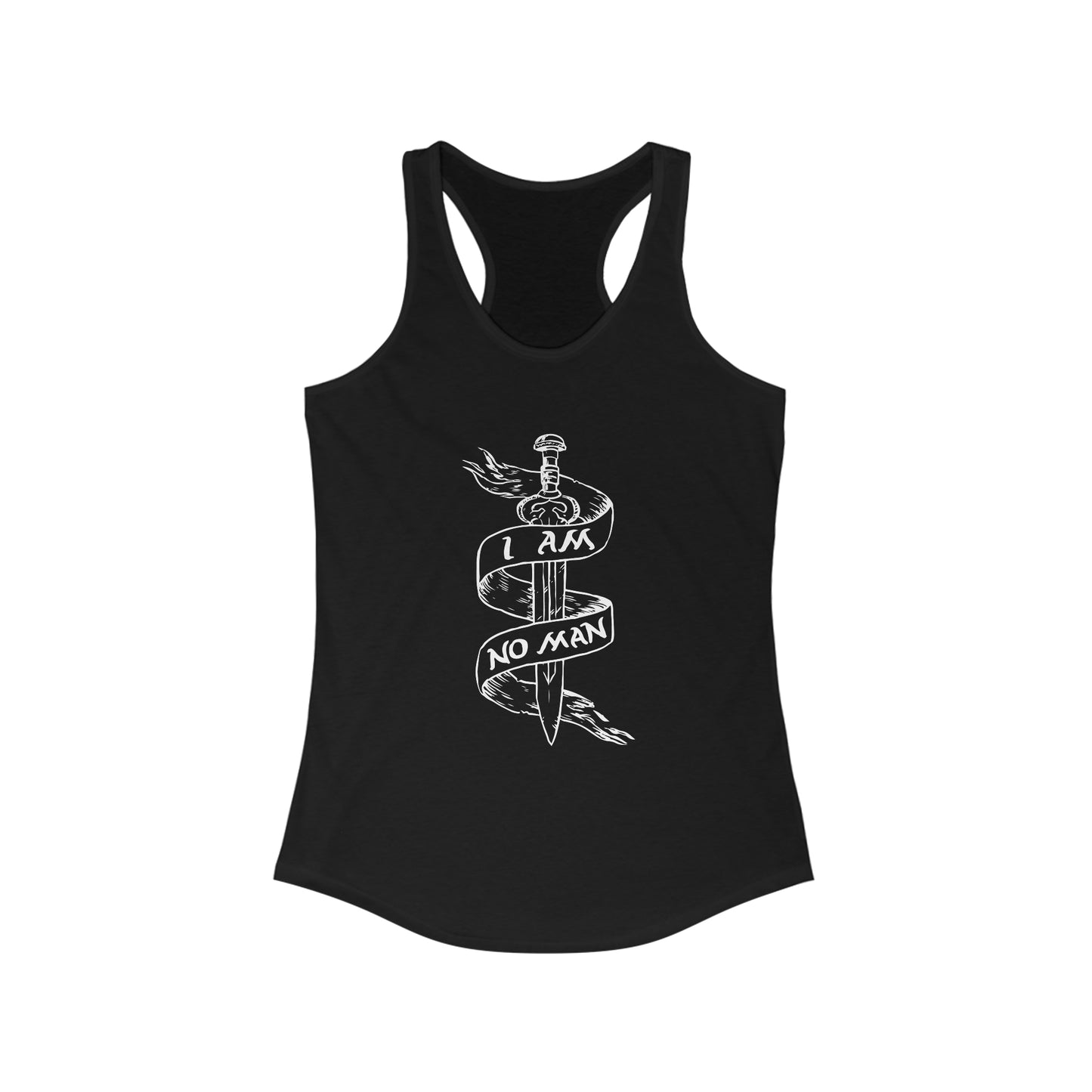 I Am No Man Women's Racerback Tank - Lord of the Rings