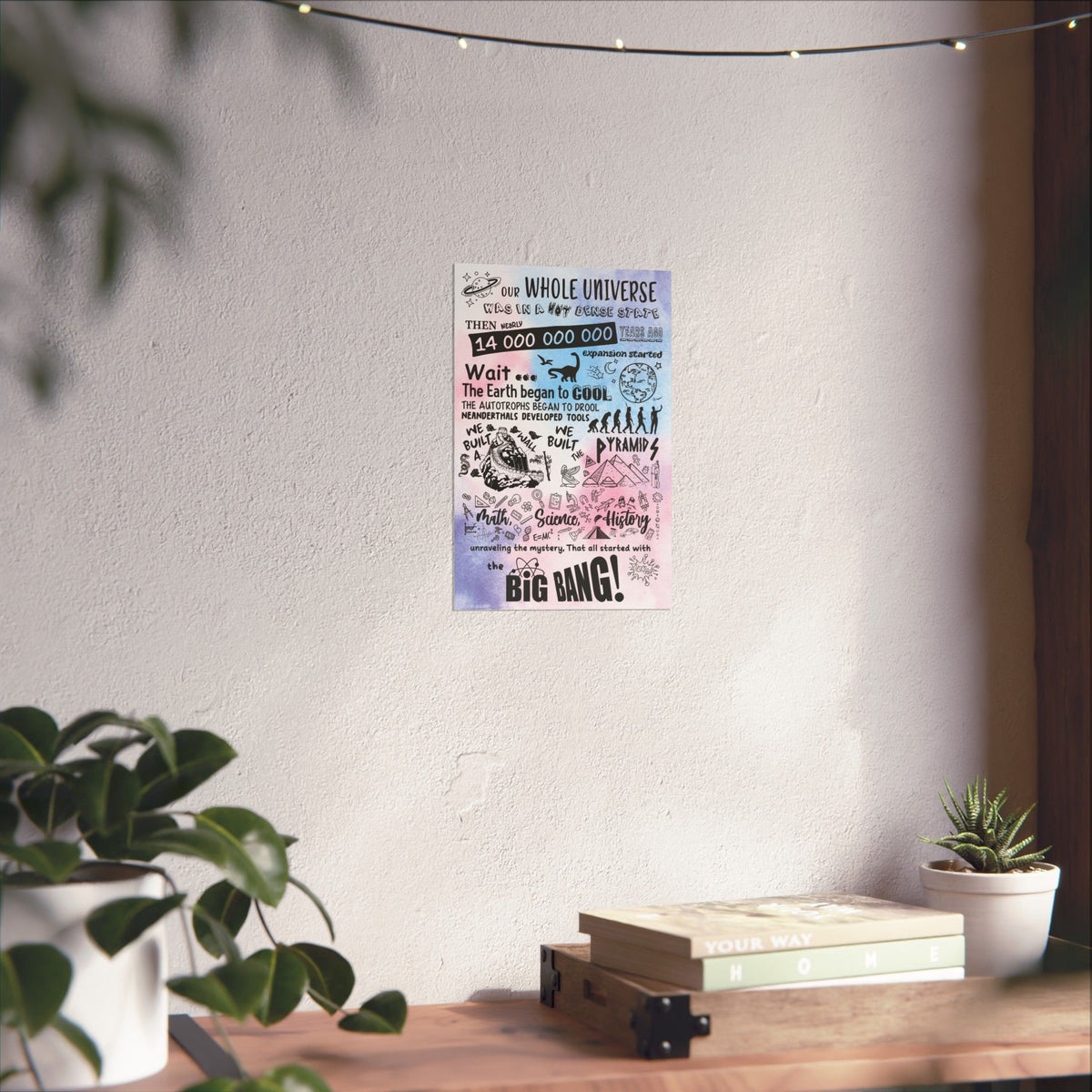 Big Bang Theory Theme Song Colorful Poster