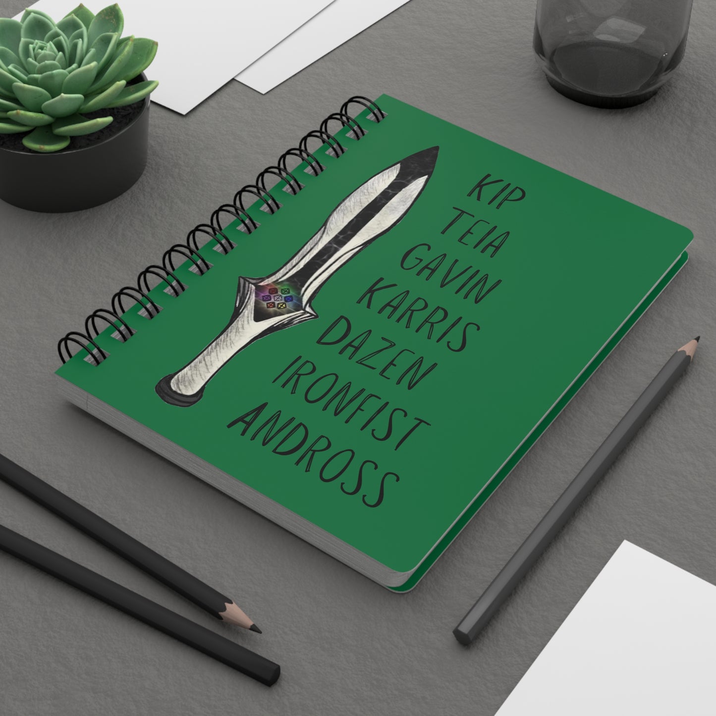 Blinding Knife Spiral Notebook - Lightbringer Fans