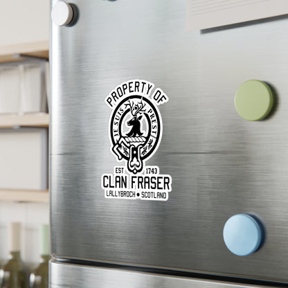 Property of Clan Fraser Vinyl Sticker - Outlander