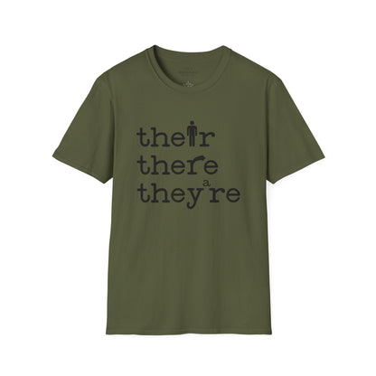 Their, There, They're Grammar T-Shirt - Nerd Stuff