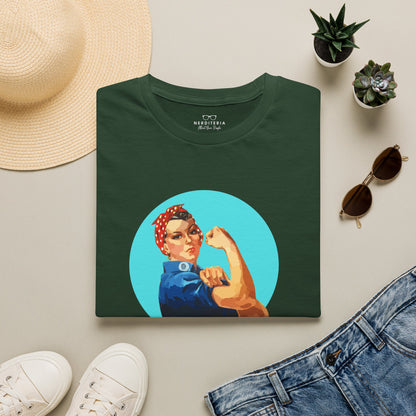 Obstinate Headstrong Rosie The Riveter - Jane Austen Quote T-shirt