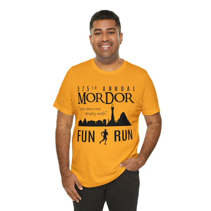 Mordor Fun Run Unisex Short Sleeve Tee - The Lord of the Rings