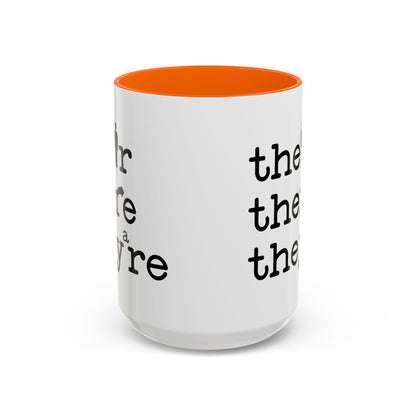 Their, There, They're Coffee Mug