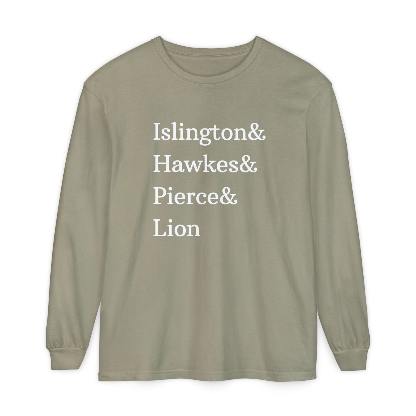 Emma M Lion Character Names - Long Sleeve T-Shirt