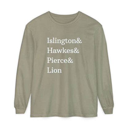 Emma M Lion Character Names - Long Sleeve T-Shirt