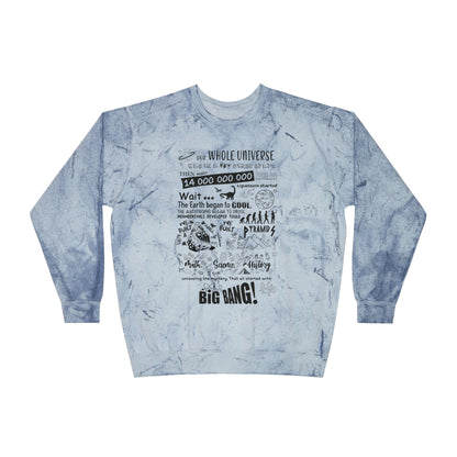 Big Bang Theory Theme Song Tie Dye Sweatshirt - Big Bang Theory