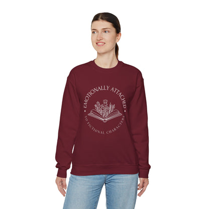 Emotionally Attached to Fictional Characters Sweatshirt - Book Lovers