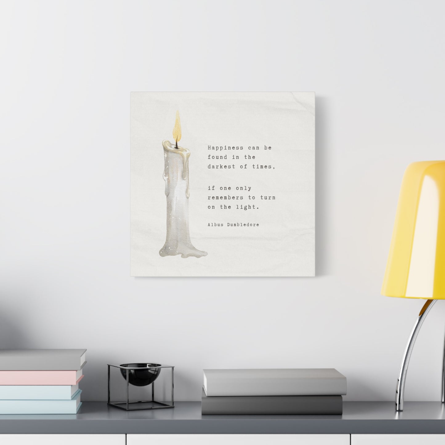 Happiness Can Be Found Canvas Wall Art - Harry Potter