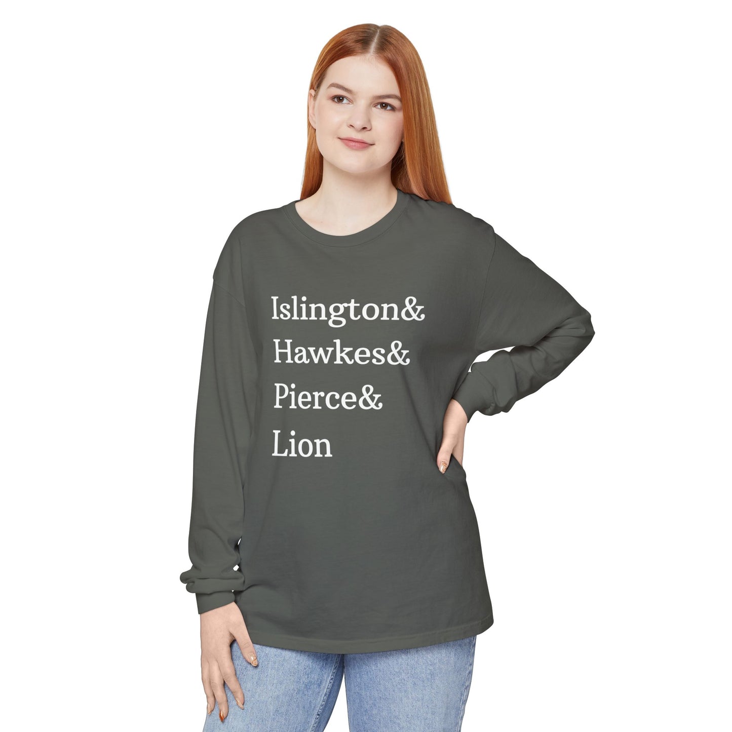 Emma M Lion Character Names - Long Sleeve T-Shirt