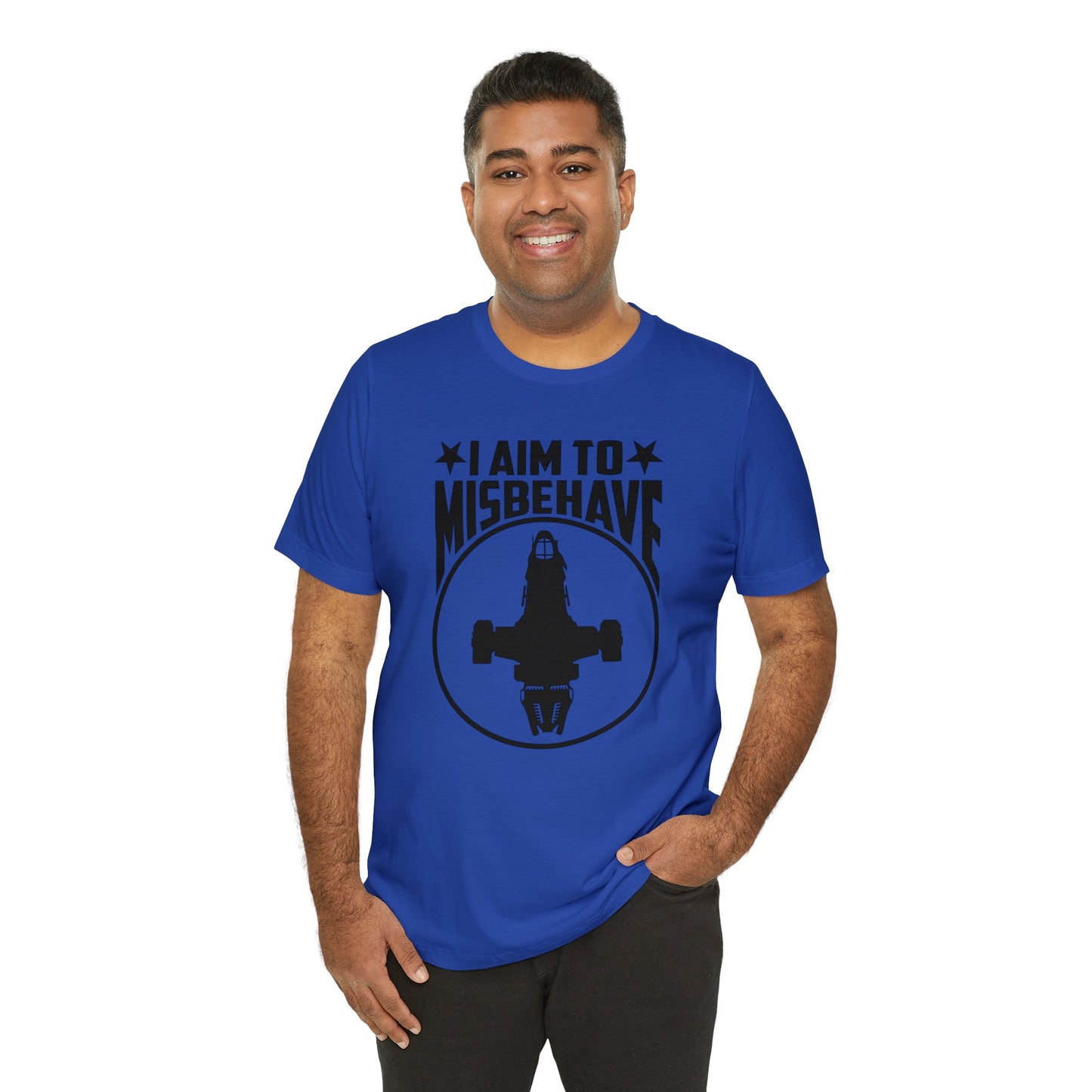 i aim to misbehave tshirt