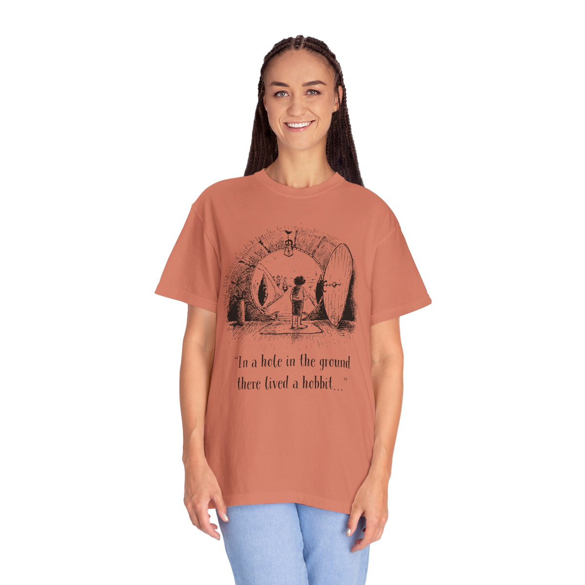In a Hole in the Ground There Lived a Hobbit - The Lord of The Rings T-shirt