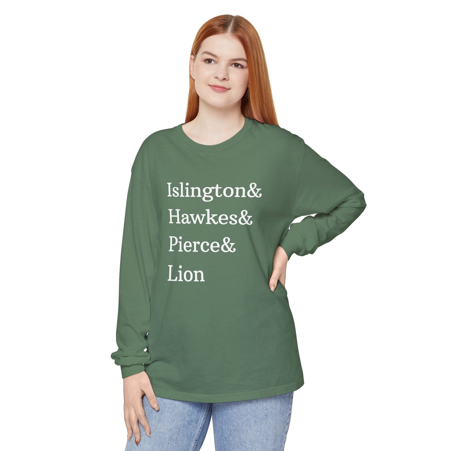 Emma M Lion Character Names - Long Sleeve T-Shirt