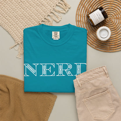 Floral Oversized Nerd T-shirt