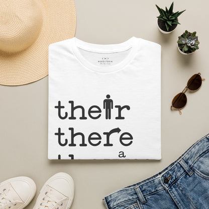 Their, There, They're Softstyle T-Shirt - Nerd Stuff