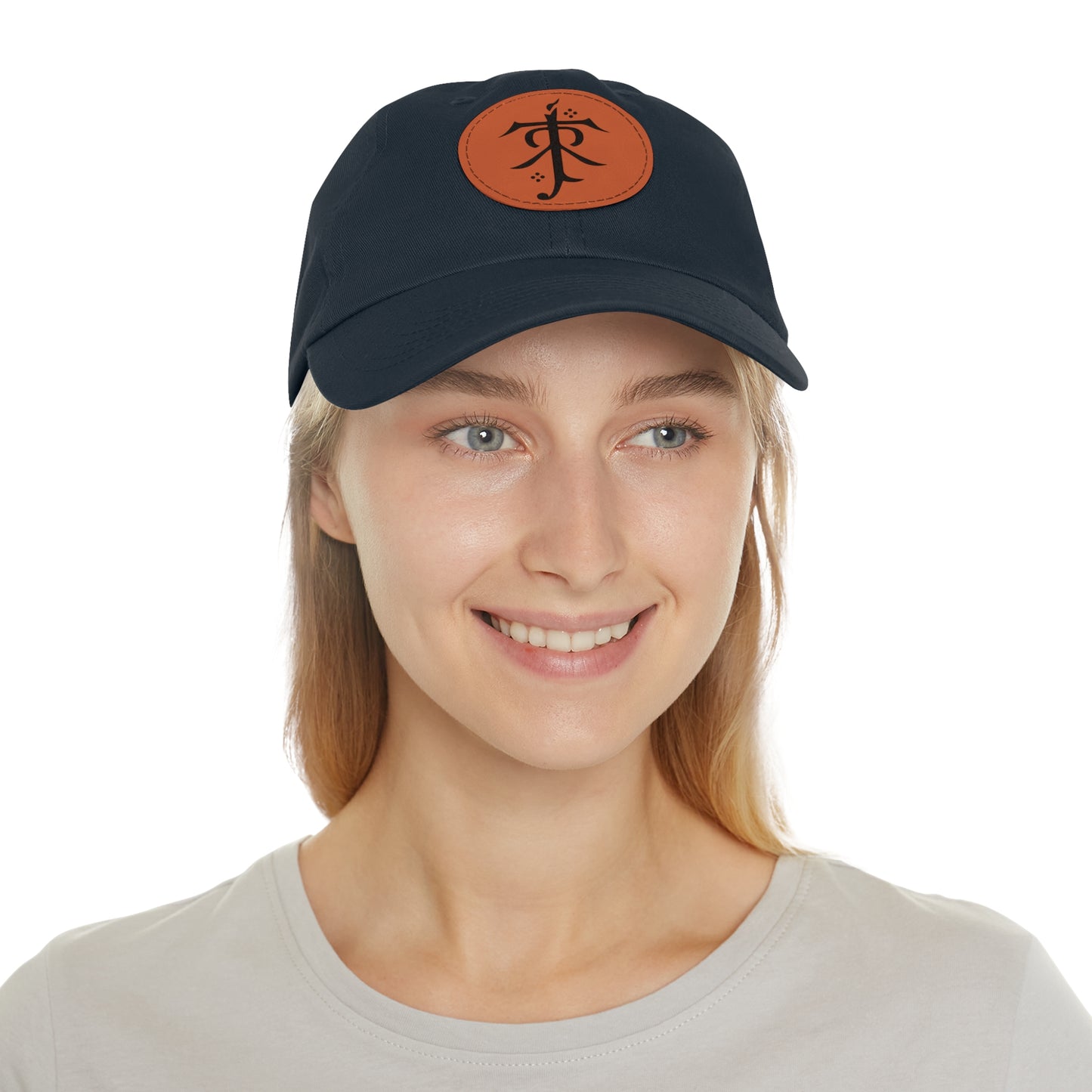 Lord of the Rings Logo Dad Hat with Leather Patch