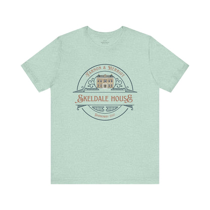 Skeldale House T-shirt with Character Names on Back - All Creatures Great and Small