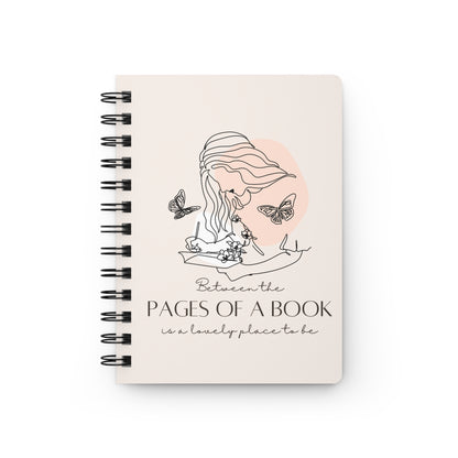 Between The Pages of a Book Spiral Notebook - Book Lovers