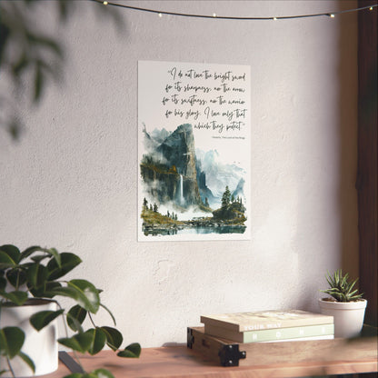 Faramir's Quote - The Lord of the Rings Poster