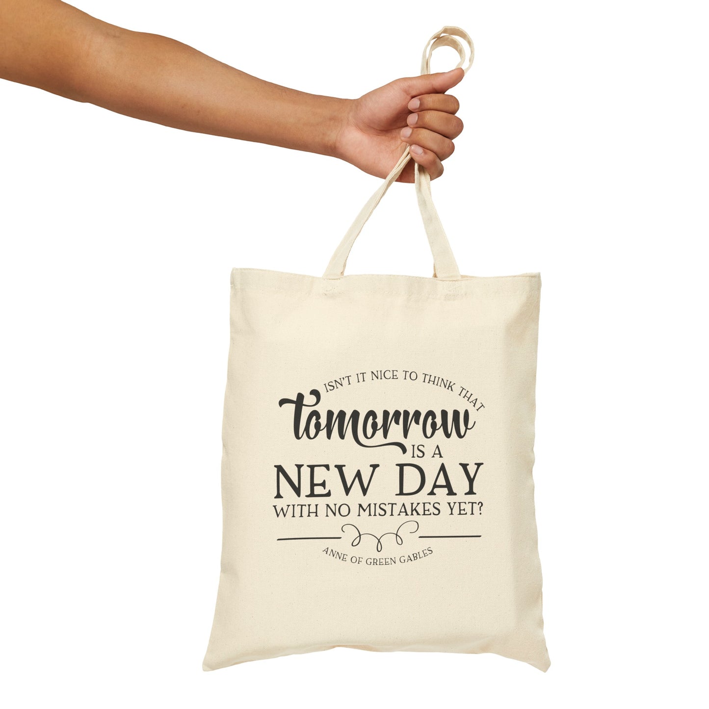 Tomorrow Is a New Day Canvas Tote Bag - Anne of Green Gables