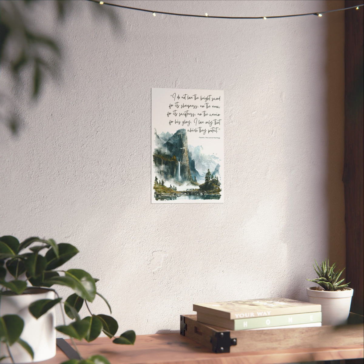 Faramir's Quote - The Lord of the Rings Poster