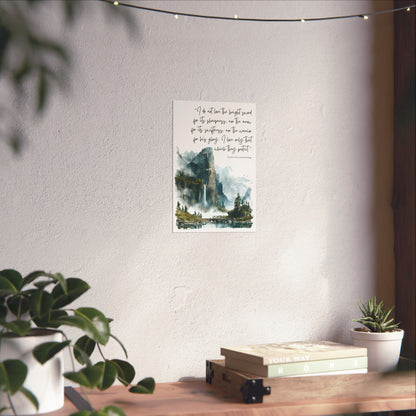 Faramir's Quote - The Lord of the Rings Poster
