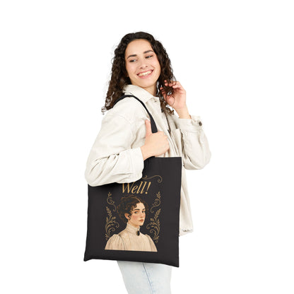Well! - Emma M Lion Canvas Tote Bag