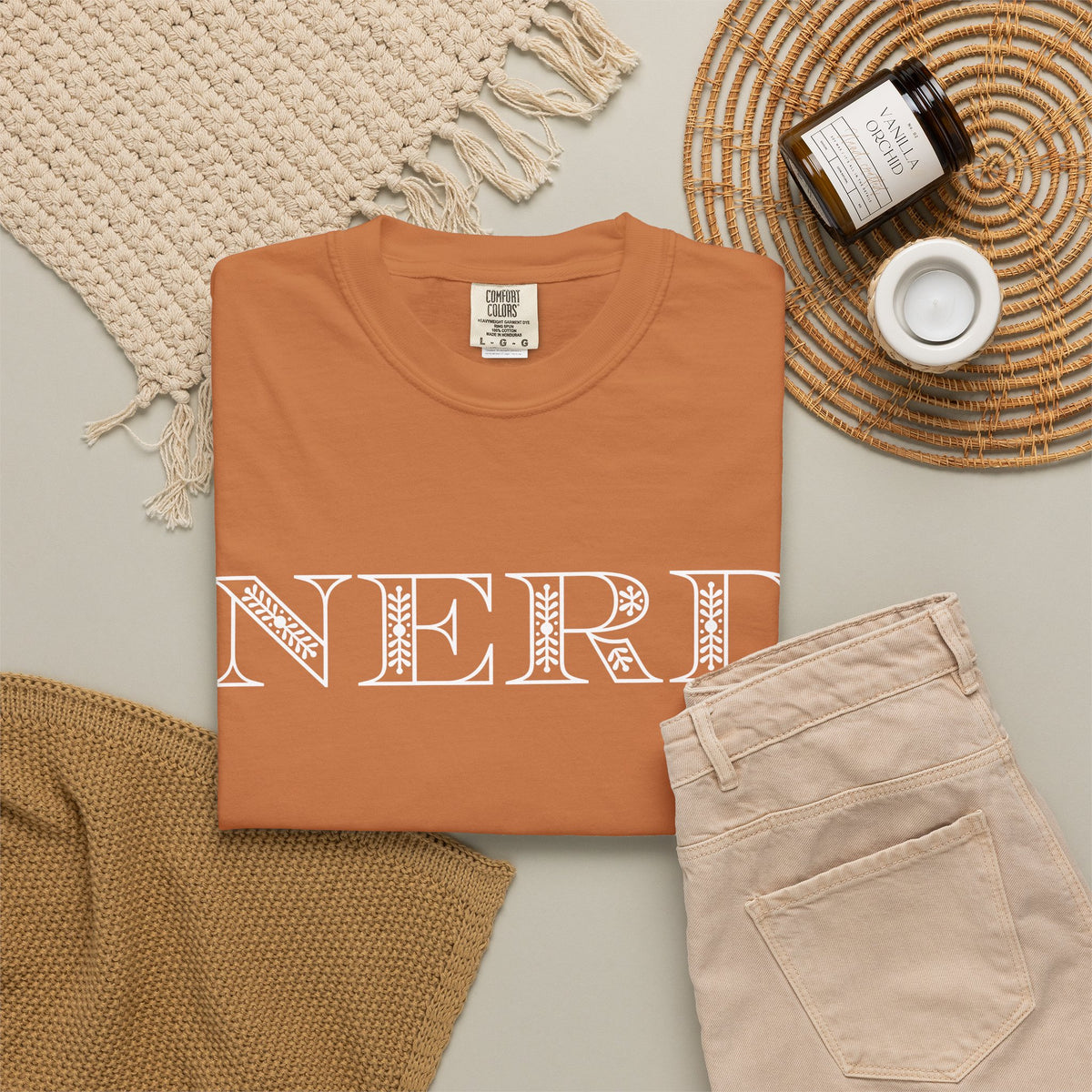 Floral Oversized Nerd T-shirt