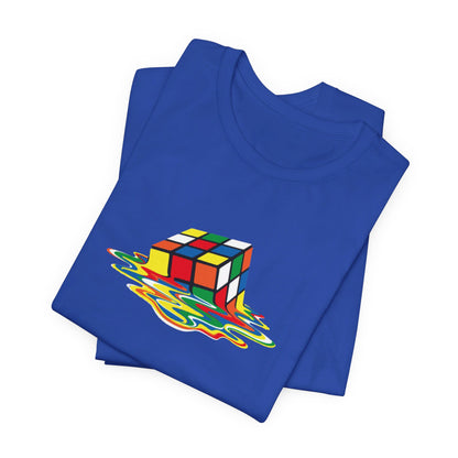 Melting Puzzle Cube - Big Bang Theory T-shirt