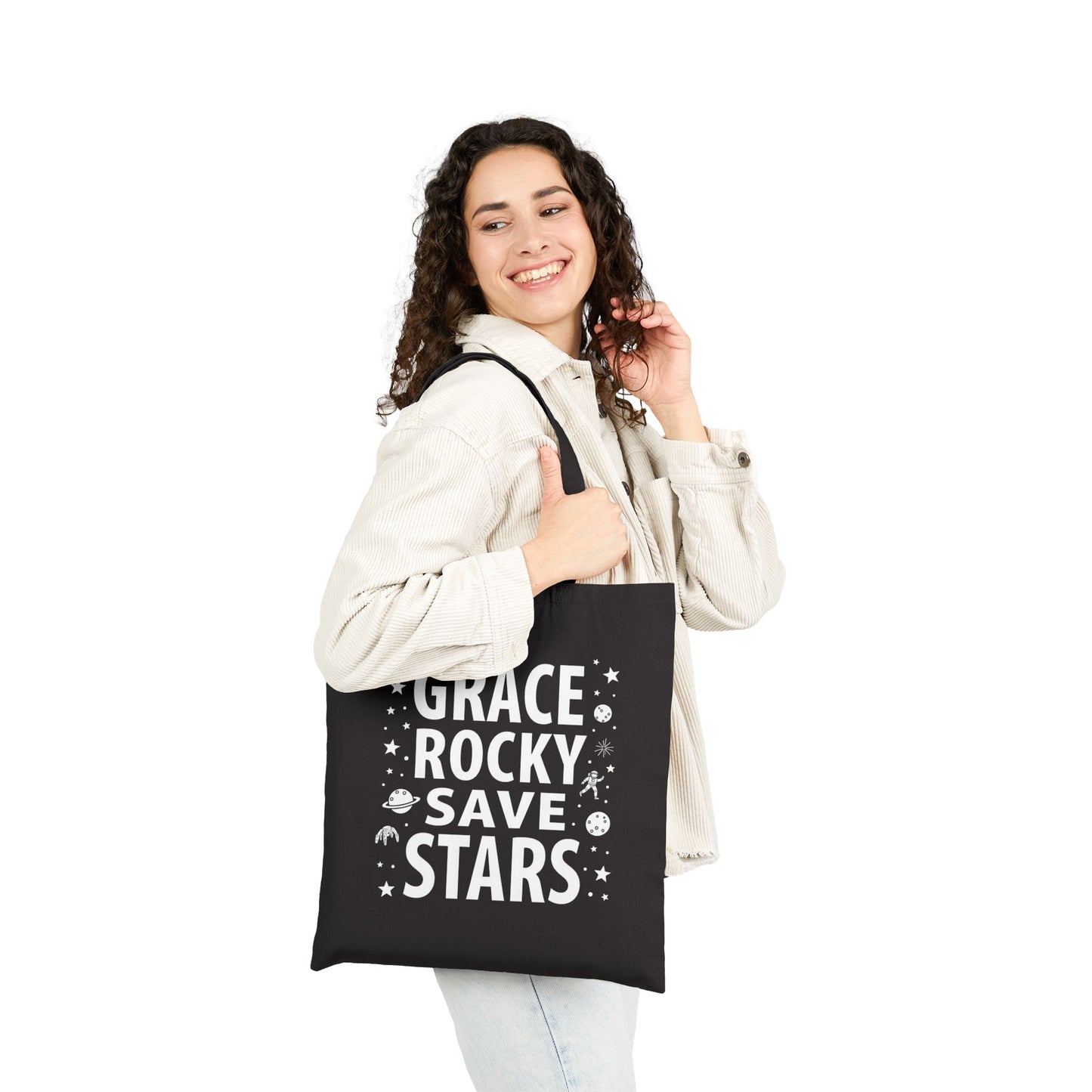 Grace Rocky Save Stars - Project Hail Mary Tote Bag