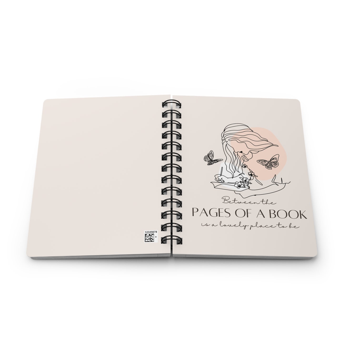 Between The Pages of a Book Spiral Notebook - Book Lovers