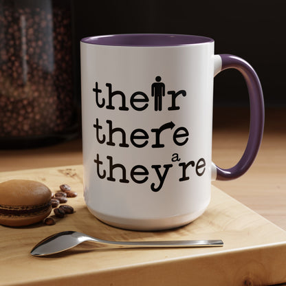 Their, There, They're Coffee Mug