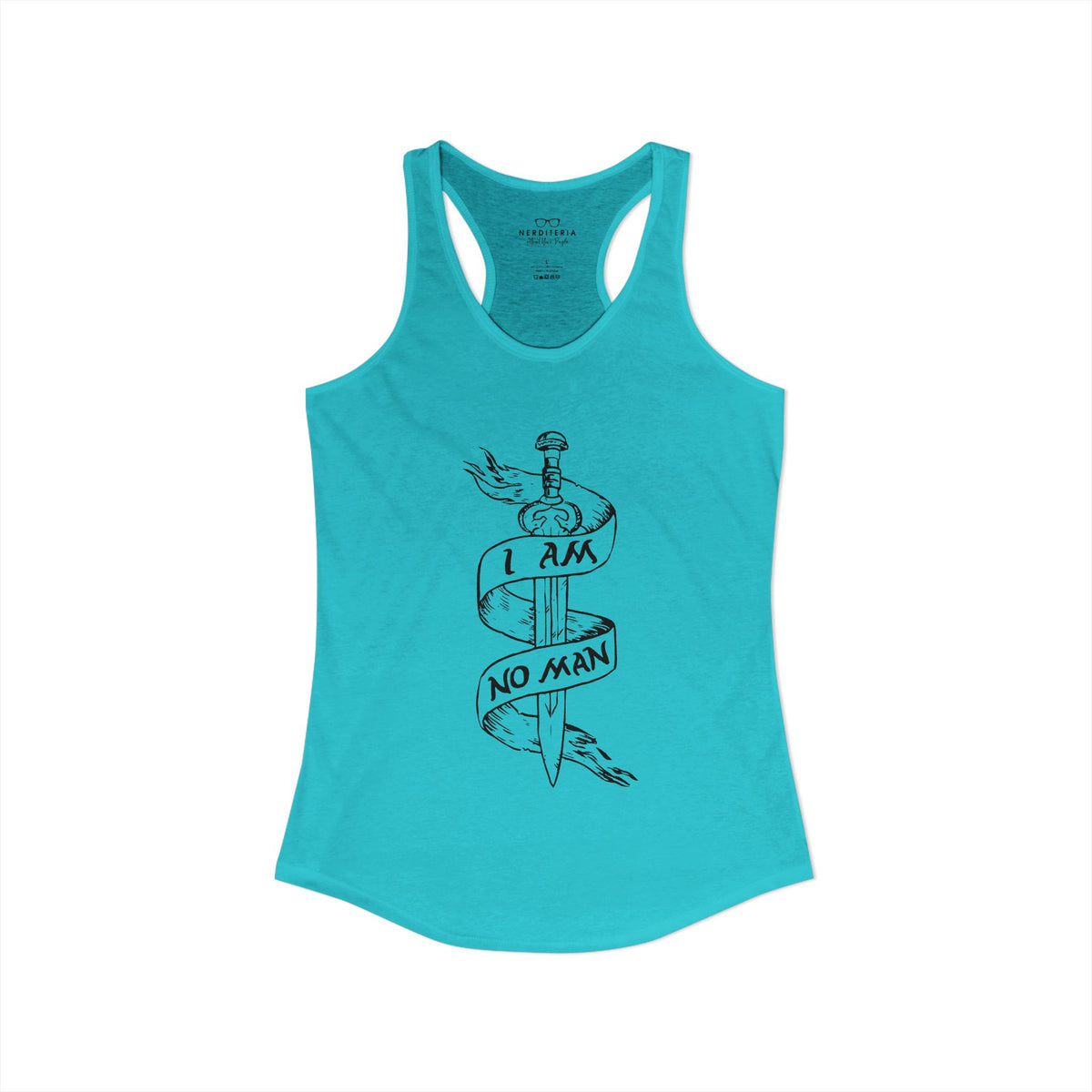I Am No Man Women's Racerback Tank Top - Lord of the Rings