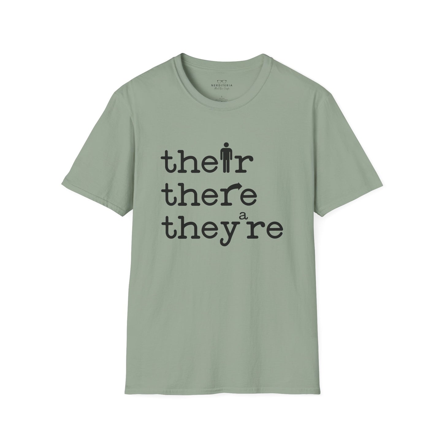 Their, There, They're Grammar T-Shirt - Nerd Stuff