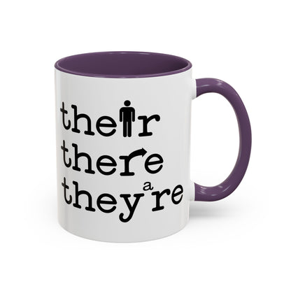Their, There, They're Coffee Mug