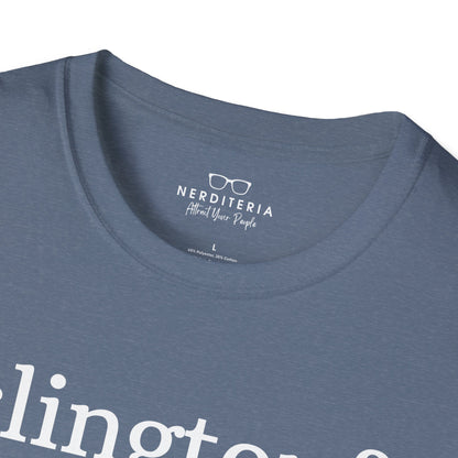 Emma M. Lion Character Names - Book Lovers Softstyle T-Shirt