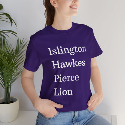 Islington Hawkes Pierce Lion (no &) Bella Canvas - Emma M Lion Shirt