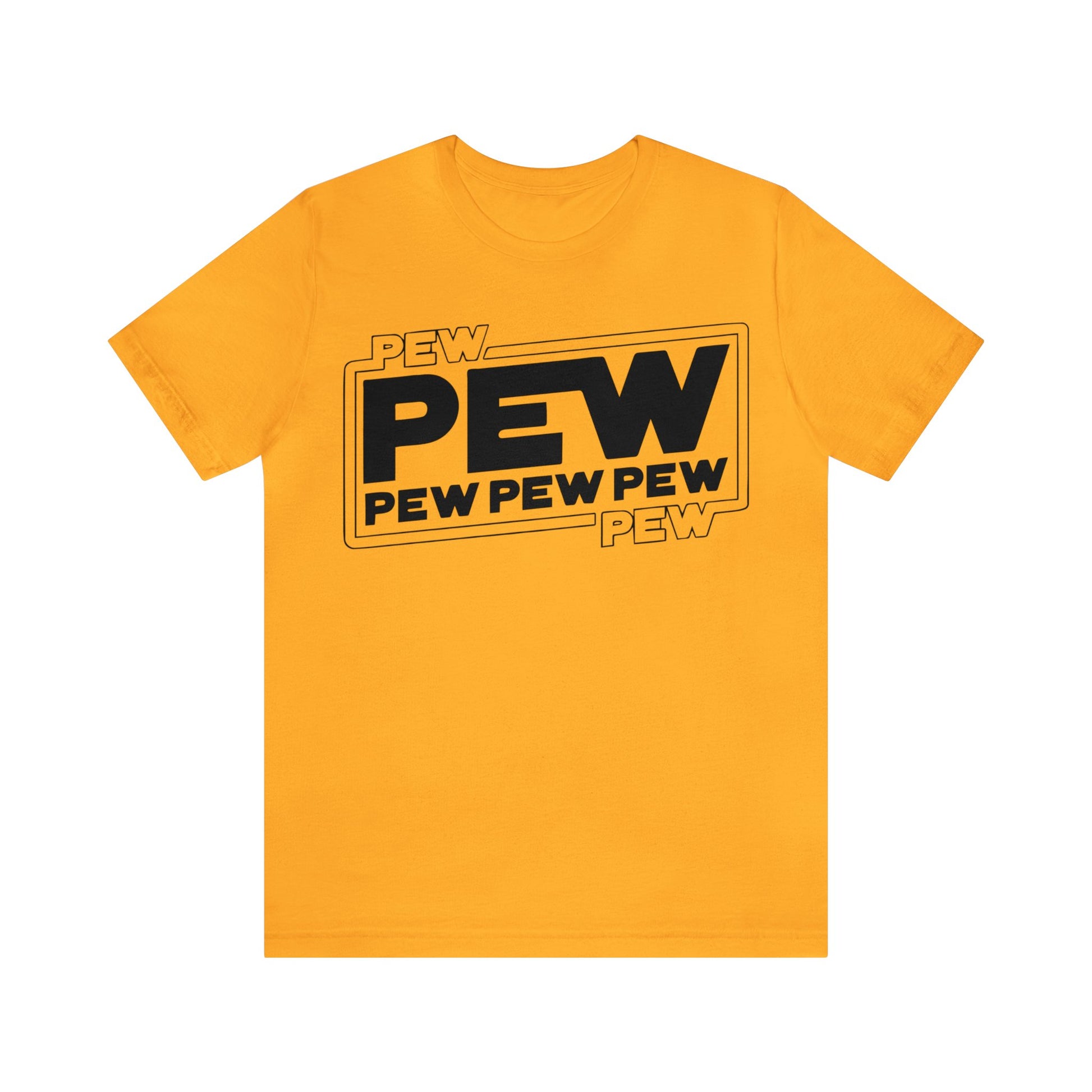 pew pew star wars tshirt