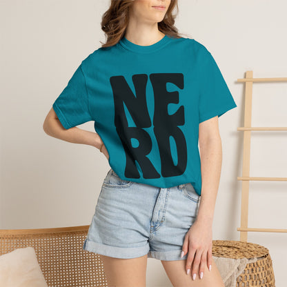 Block Letters Oversized Unisex - Nerd T-shirt