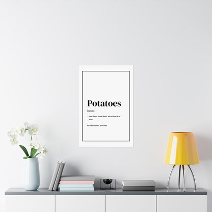 Potatoes Definition - Lord of the Rings Poster