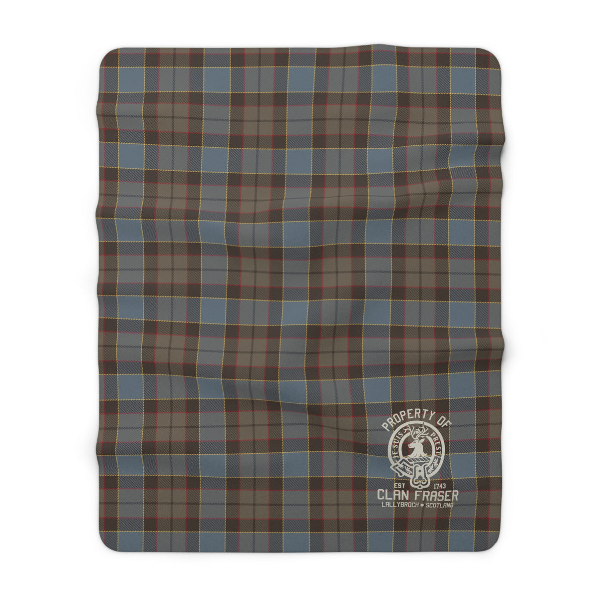 Fraser Tartan Sherpa Fleece – Outlander Blanket