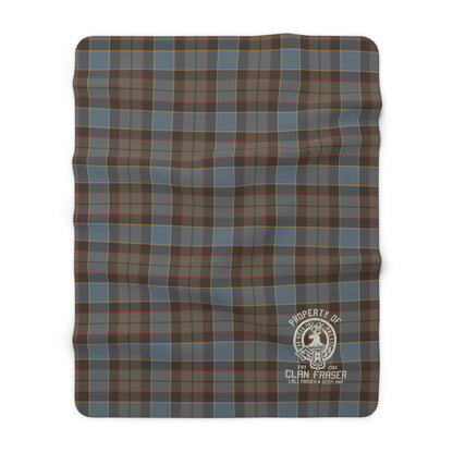 Fraser Tartan Sherpa Fleece – Outlander Blanket