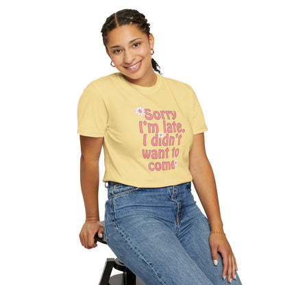 Sorry I'm Late T-shirt - Nerd Stuff